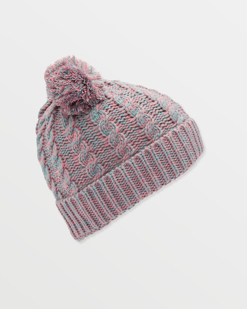 Stone Pom Beanie - Mesa Rose