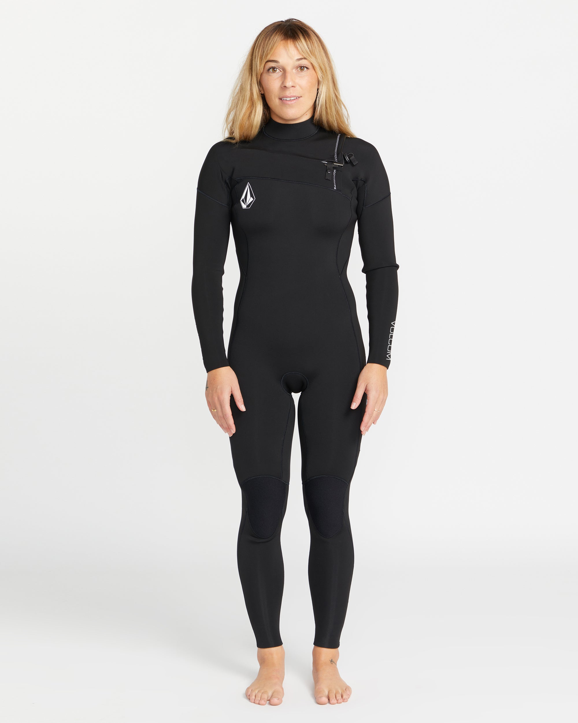 Modulator 4/3Mm Chest Zip Full Wetsuit - Black - Men - Volcom UK