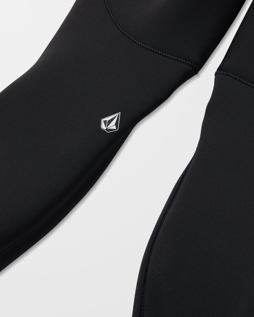 4/3Mm Chest Zip Wetsuit - Black