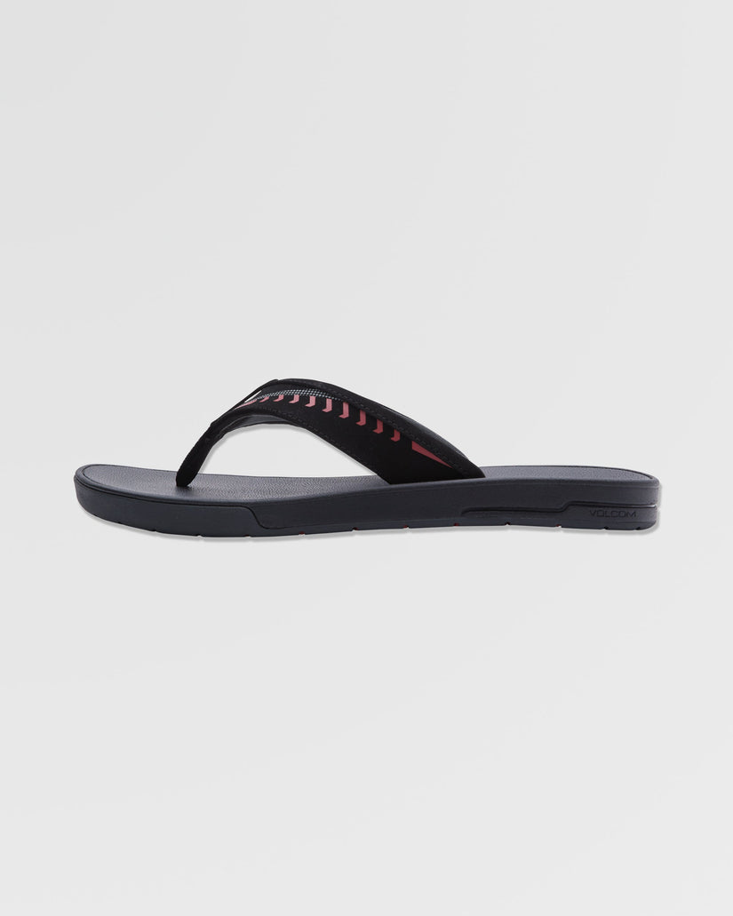 Jack Robinson Sandals - BLACK RED