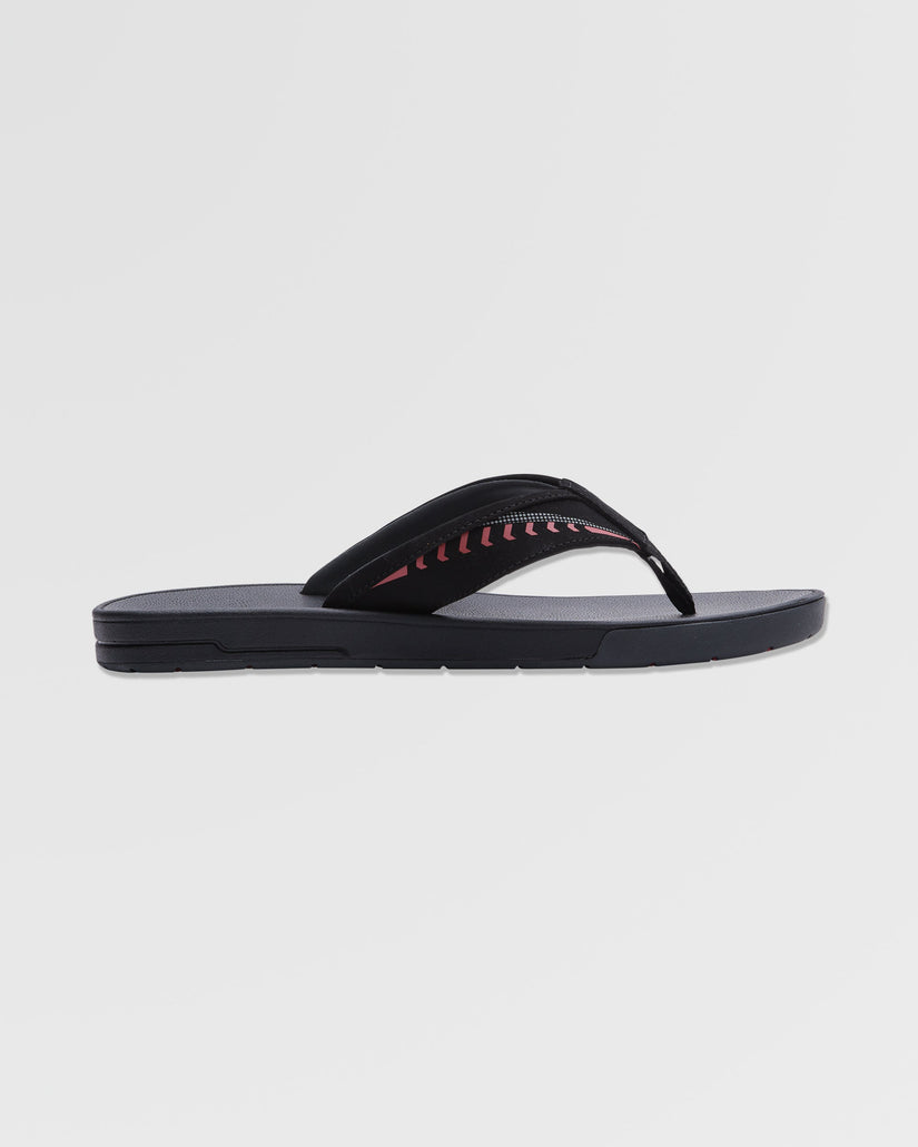 Jack Robinson Sandals - BLACK RED