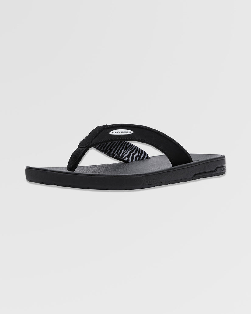 Jack Robinson Sandals - BLACK WHITE