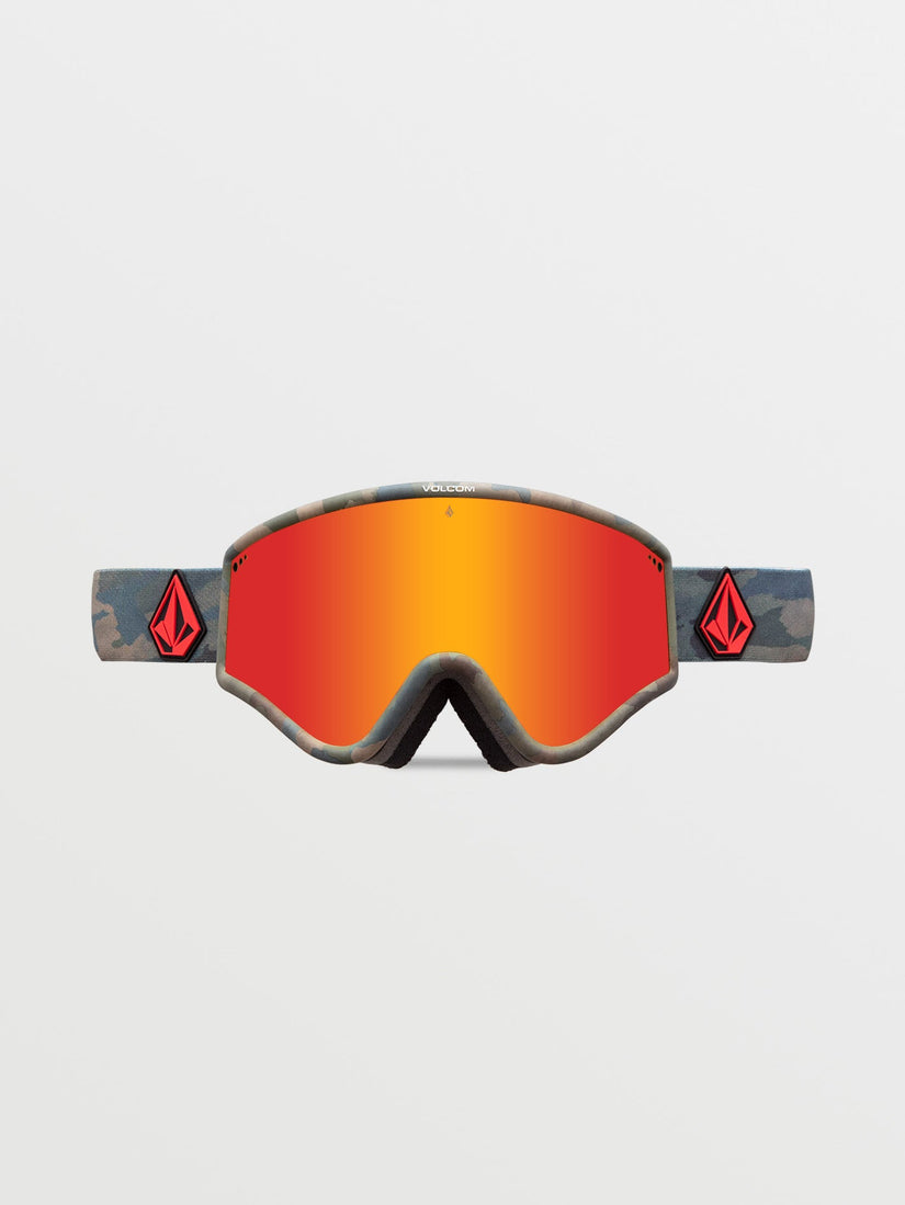 Yae Cloudwash Camo Goggle (+ Bonus Lens - Yellow) - RED CHROME (VG0723506_RDCH) [B]