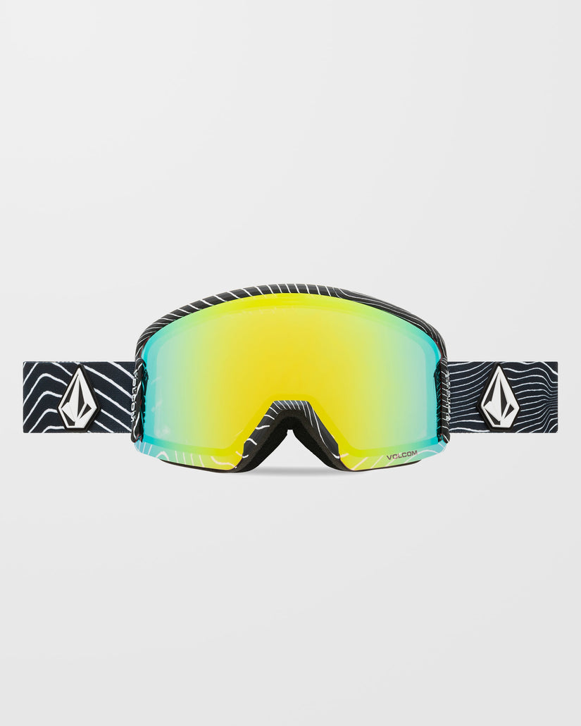 Garden 2 Op Art Goggle (+Bonus Lens - Rose) - Gold Chrome