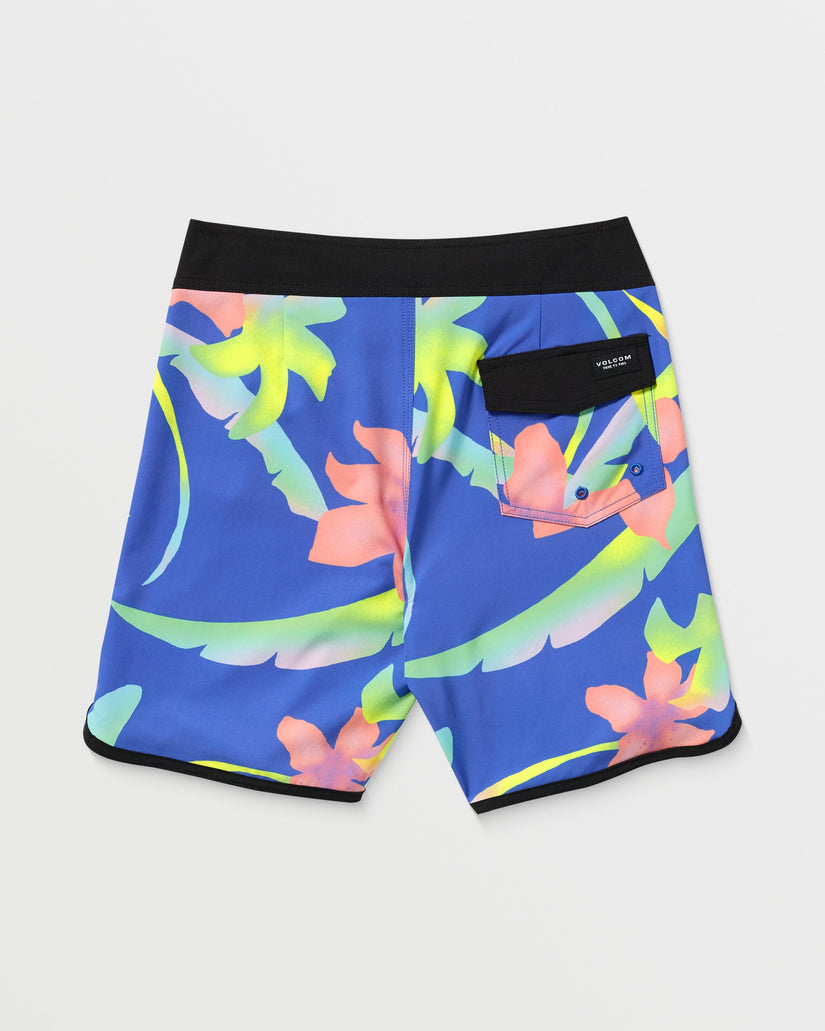 Mod Infuse Scallop Boardshort - ELECTRIC BLUE - (KIDS)