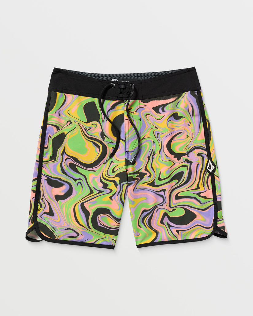 Mod Infuse Scallop Boardshort - STEEL GREY - (KIDS)