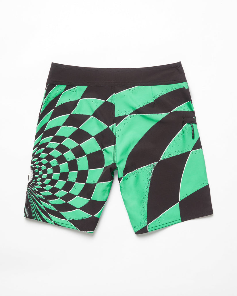 Mod Spiral Stone Shield Boardshort - MINT - (KIDS)