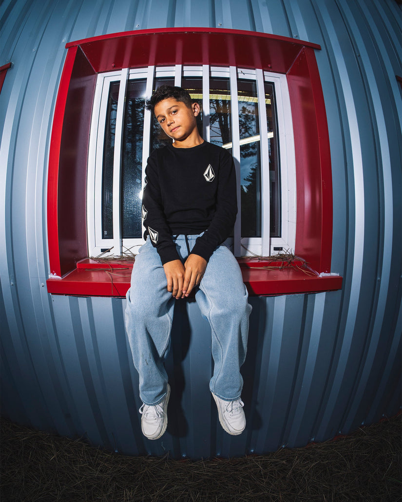 Freazy Loose Elasticated Waist Jeans - Blueprint - (KIDS)