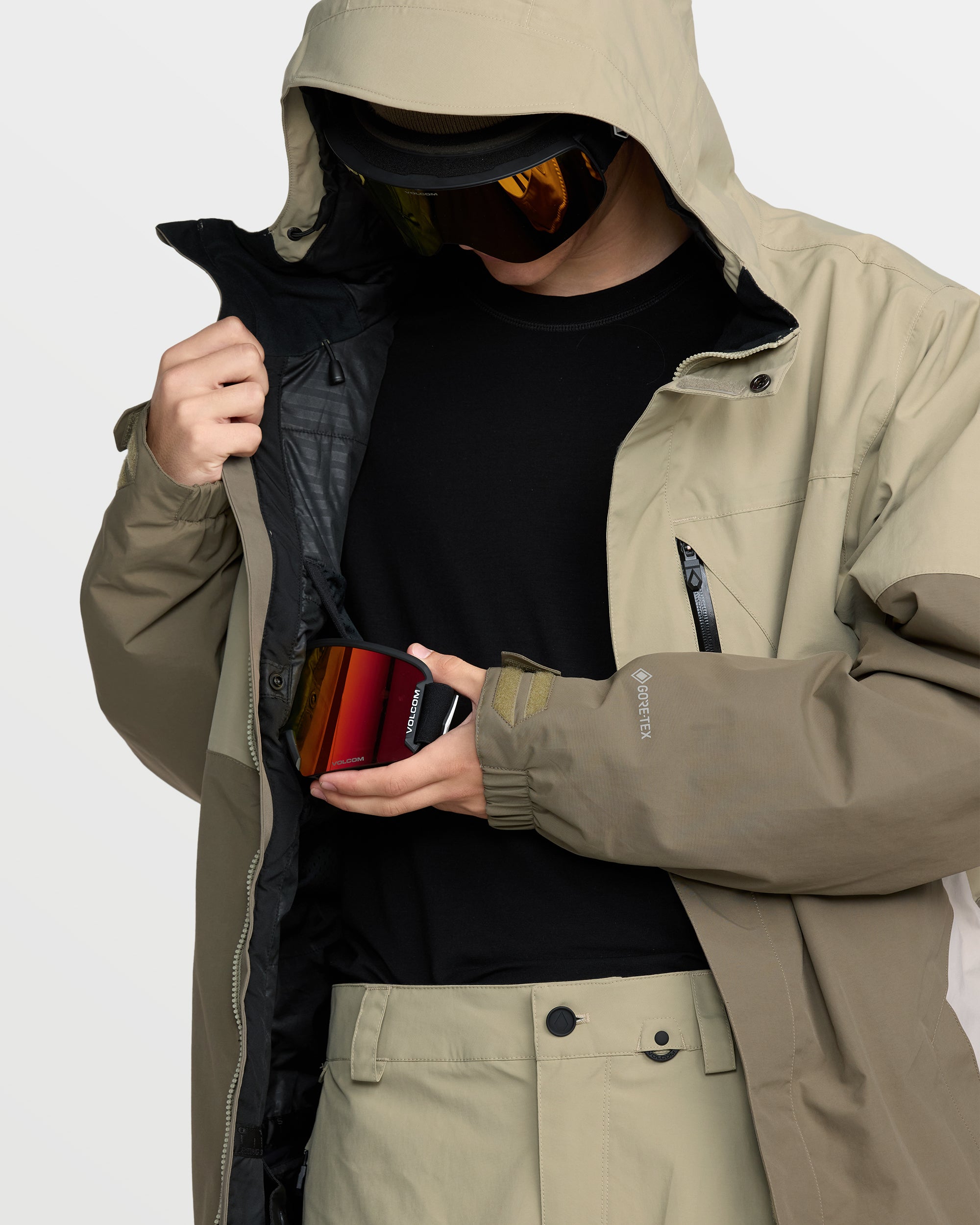 L Insulated Gore-Tex Jacket - Moss Green - Men - Volcom UK