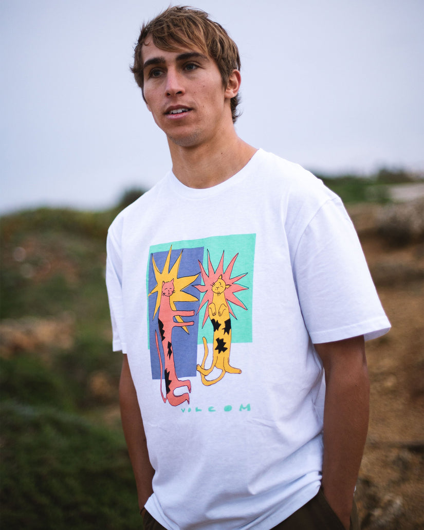 Longo Cats T-Shirt - White