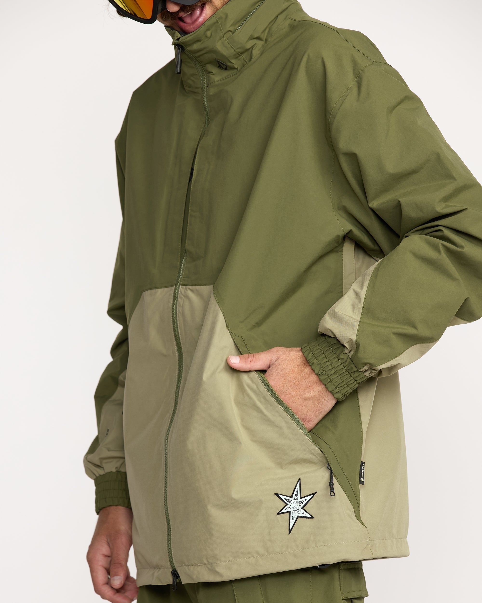 Longo Gore-Tex Jacket - Dark Olive - Men - Volcom UK – Volcom