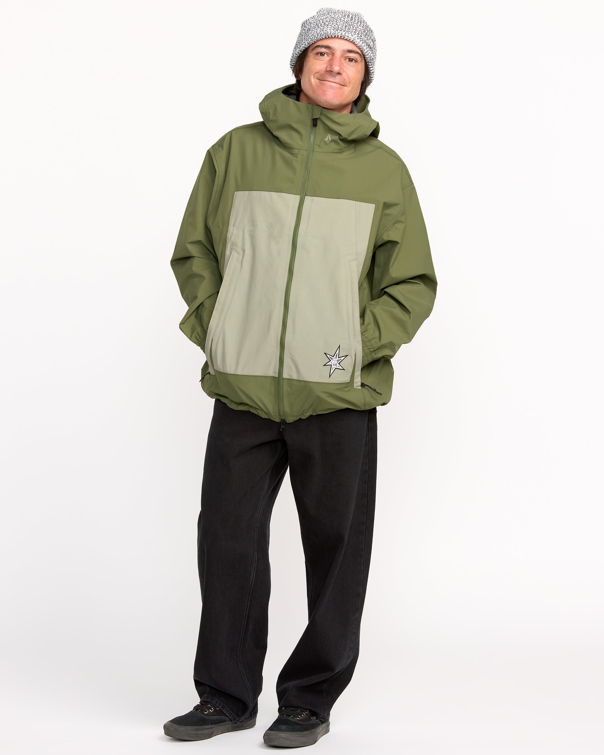 Arthur 3L Jacket - Dark Olive - Men - Volcom EU – Volcom United
