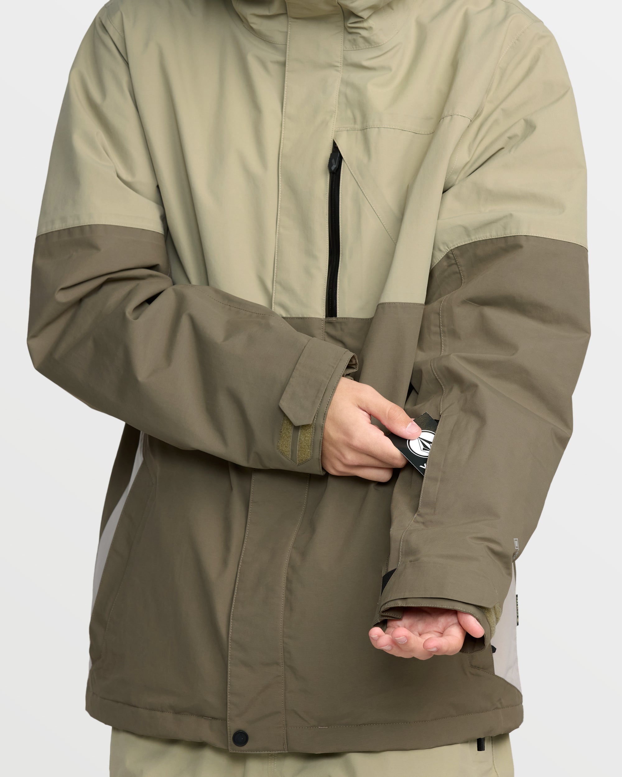 L Insulated Gore-Tex Jacket - Moss Green - Men - Volcom UK