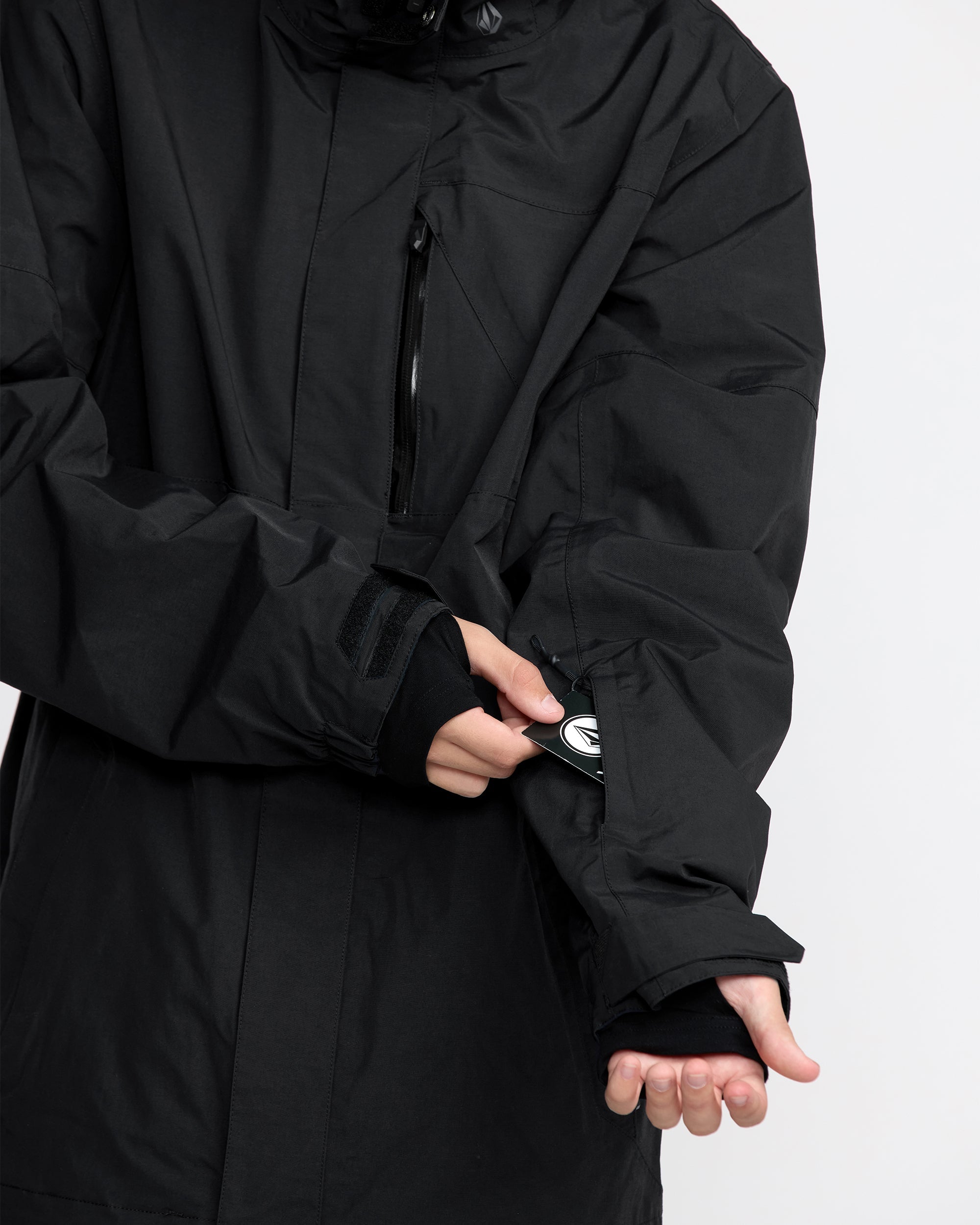 L Gore-Tex Jacket - Black - Men - Volcom UK – Volcom United Kingdom