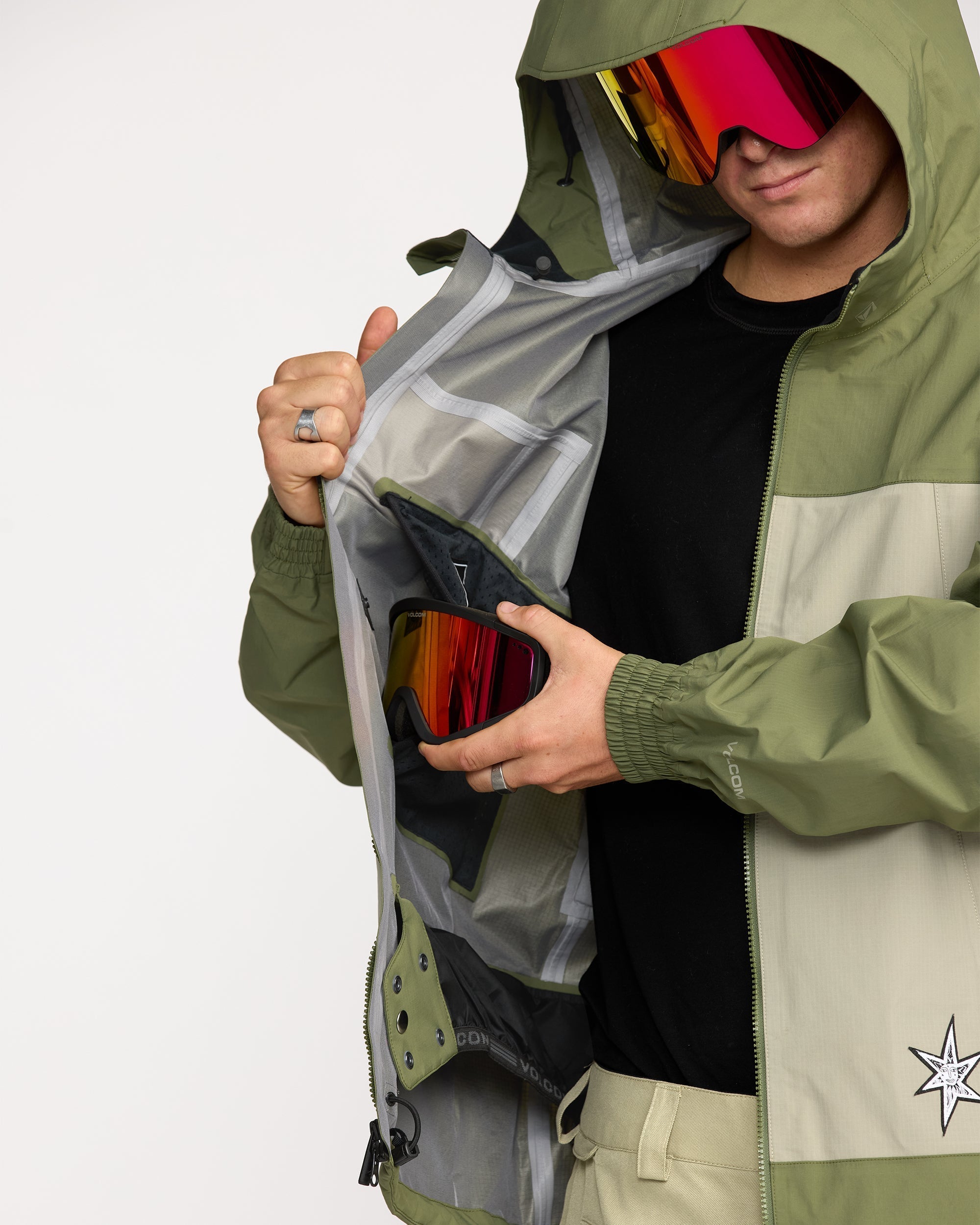 スノーボード Volcom Arthur 3L Jacket S DKO Arthur 3L Jacket - Dark Olive - Men - Volcom EU – Volcom United