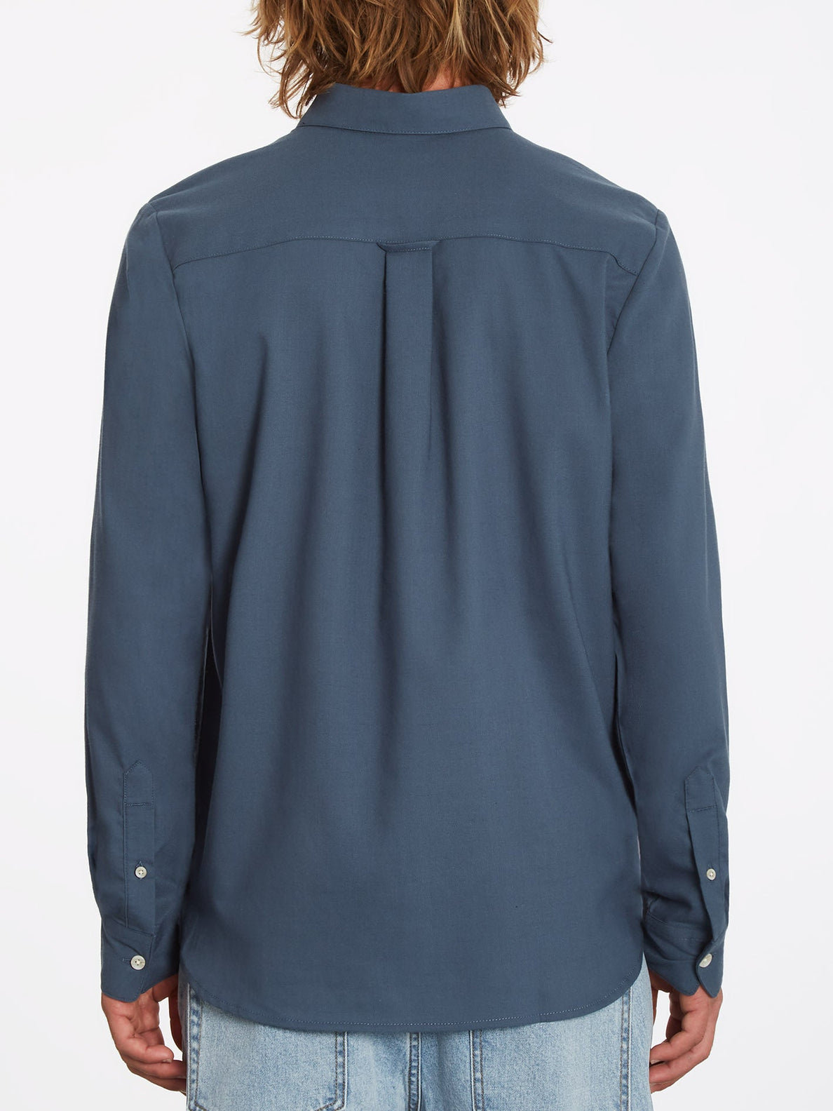 Oxford Stretch Shirt - MARINA BLUE (A0511801_MRB) [B]