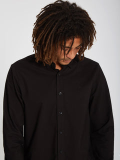 Oxford Stretch Shirt - NEW BLACK (A0511801_NBK) [12]