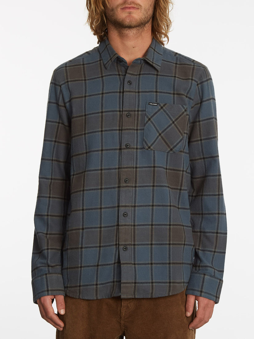 Caden Plaid Shirt - MARINA BLUE (A0532203_MRB) [F]