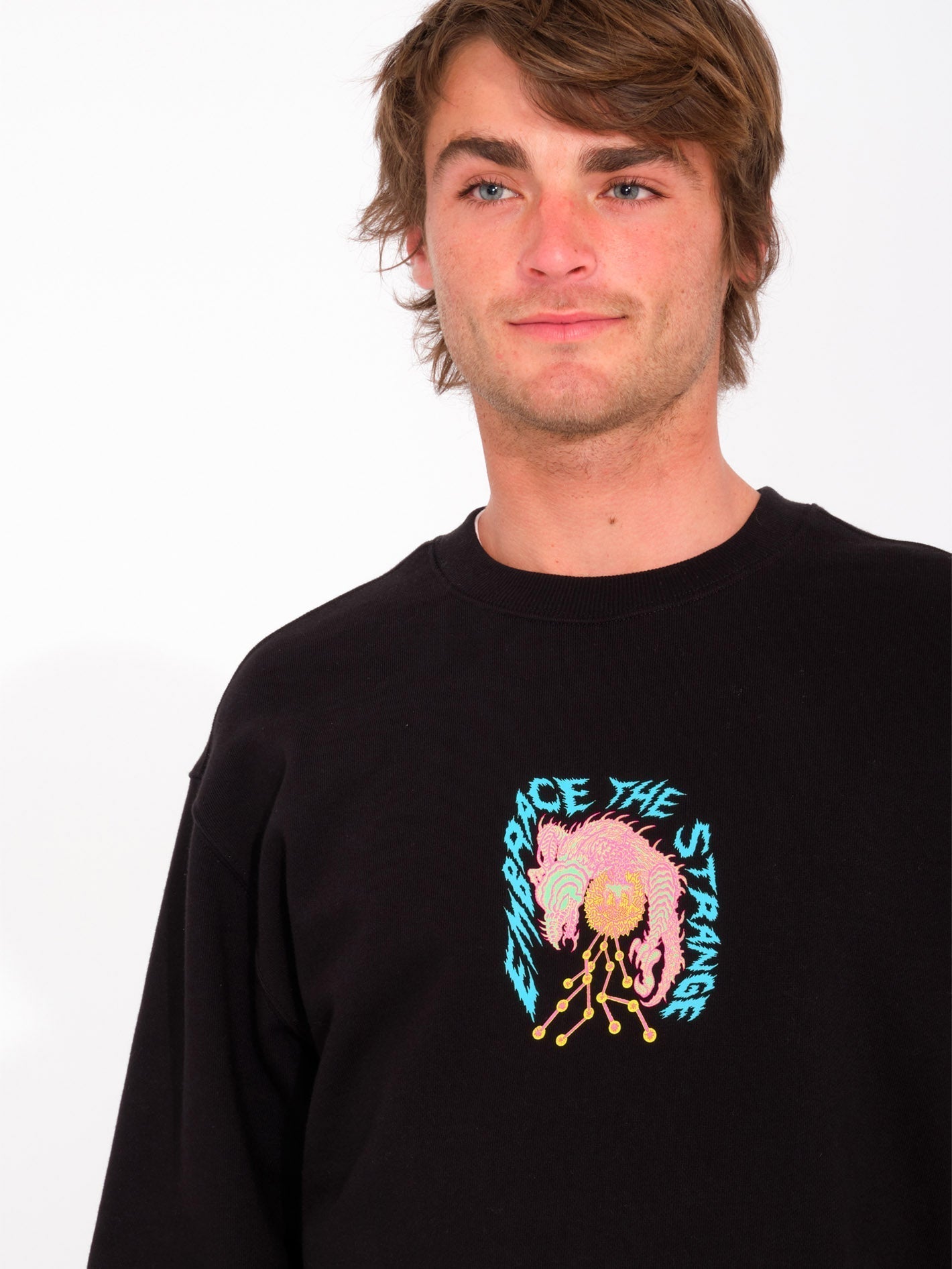 Tetsunori Sweatshirt - BLACK - Men - Volcom UK – Volcom