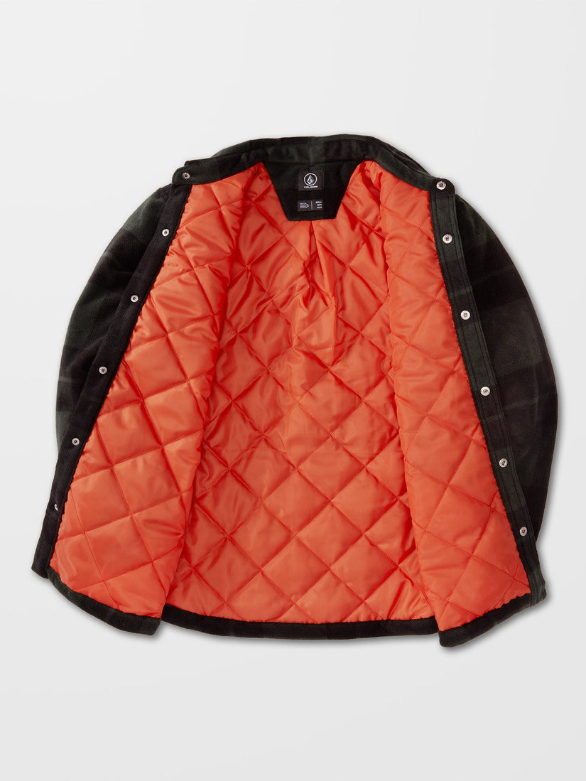 Bowered Fleece Over-Shirt - SCARAB (A5832101_SCB) [1]