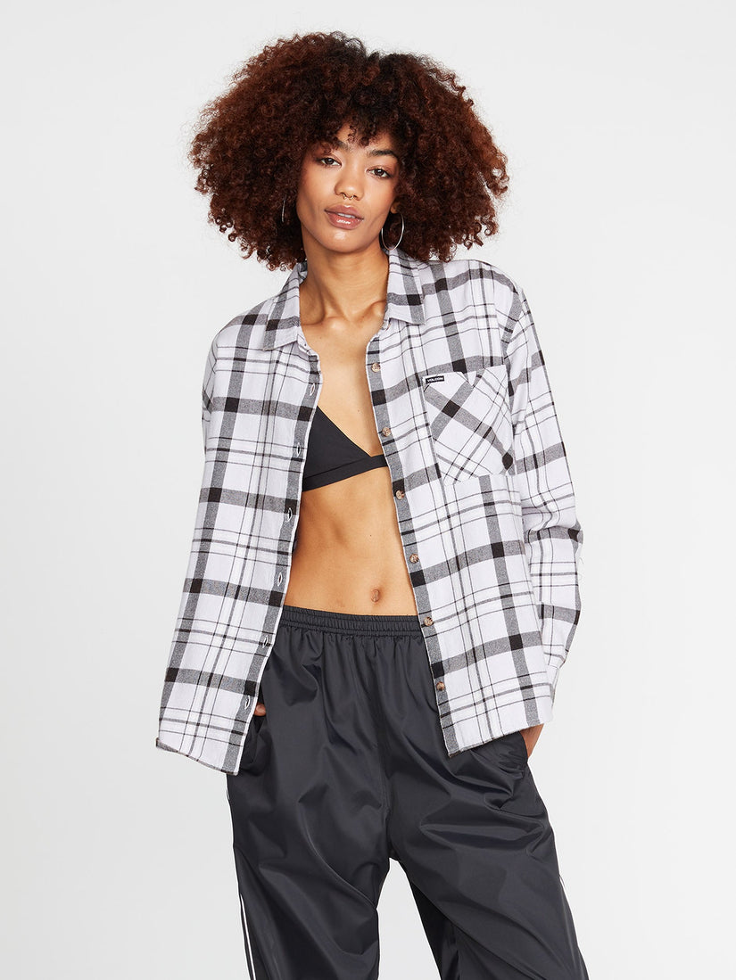 Plaid To Meet U Shirt - LAVENDER (B0512100_LAV) [1]