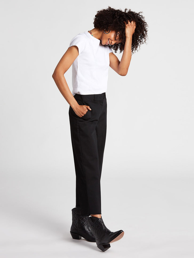 Whawhat Chino Trousers - BLACK (B1112100_BLK) [1]