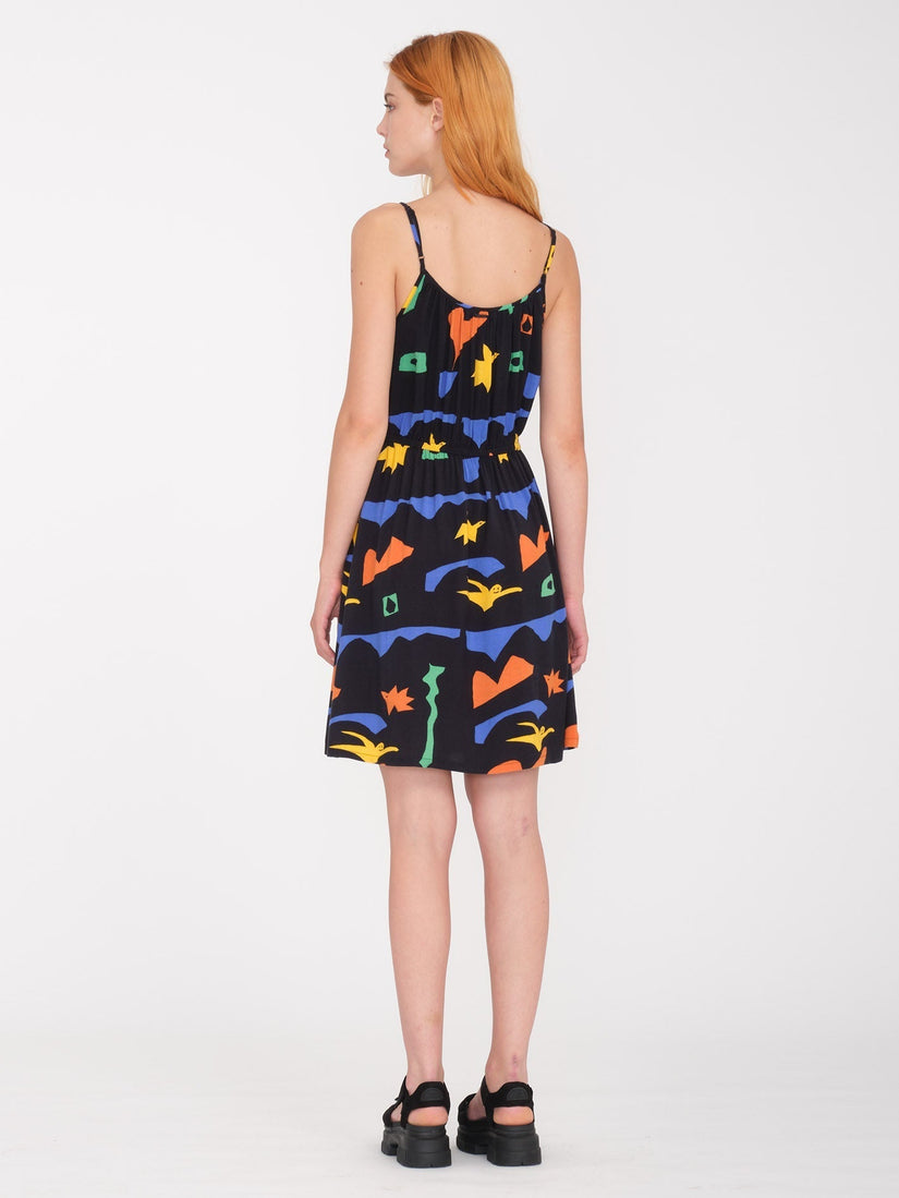 FA ARTHUR LONGO CAMI DRESS (B1312416_BLK) [B]