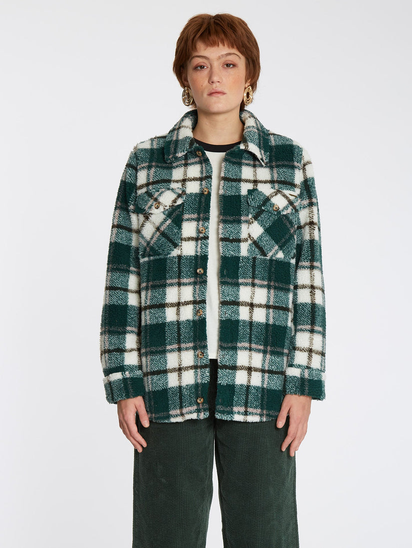 Silent Sherpa Jacket - DARK PINE (B1512105_DPN) [1]