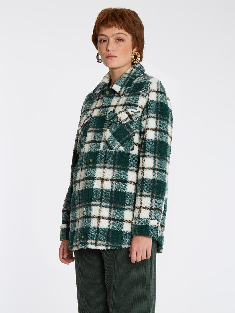 Silent Sherpa Jacket - DARK PINE (B1512105_DPN) [F]