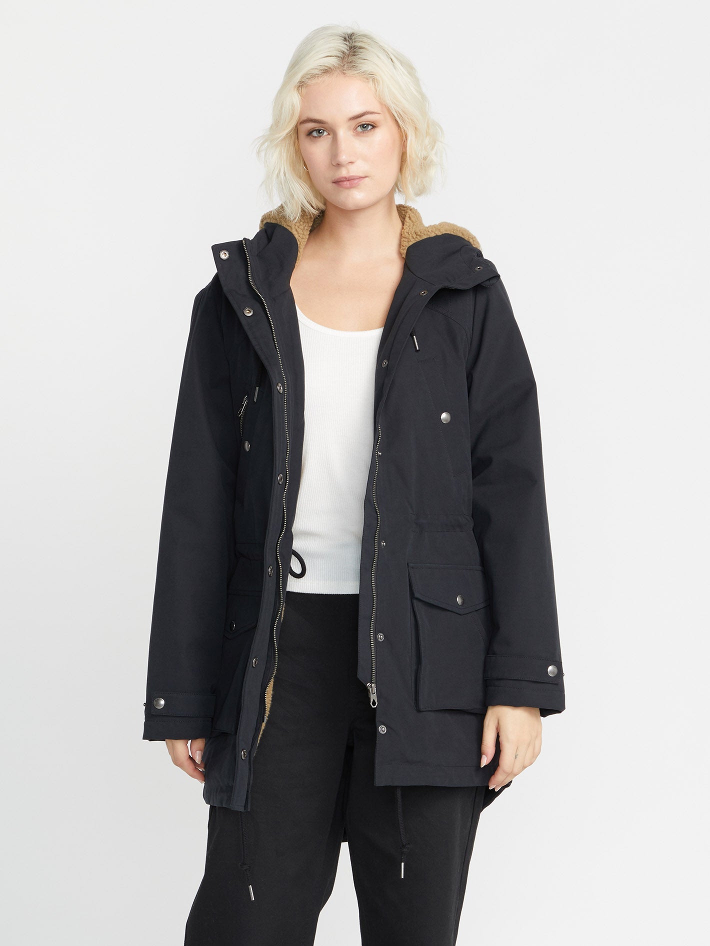 Walk On By 5K Parka - BLACK - Women - Volcom UK – Volcom United