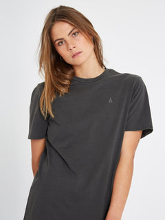 Solid Stone T-shirt - BLACK (B3512113_BLK) [4]