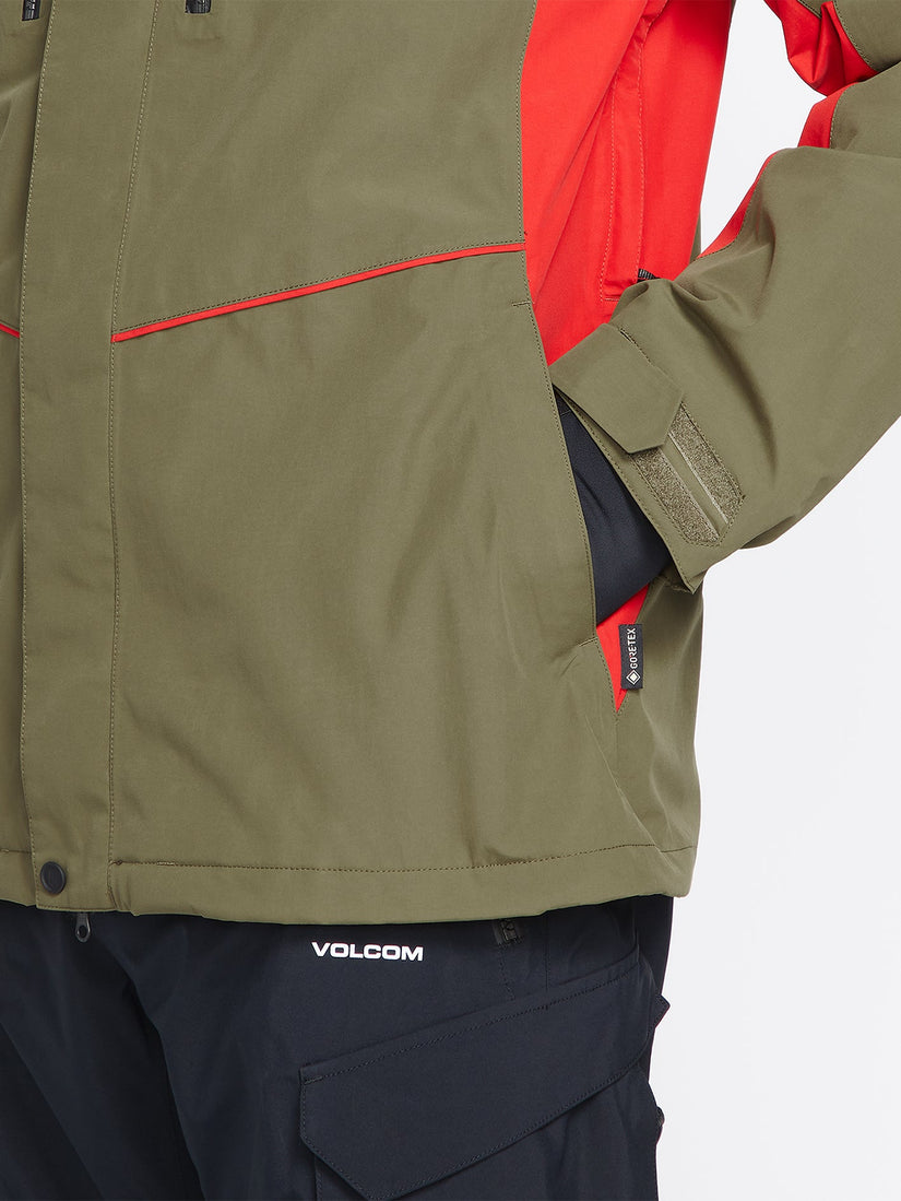 Tds 2L Gore-Tex Jacket Dark Teak Volcom United Kingdom