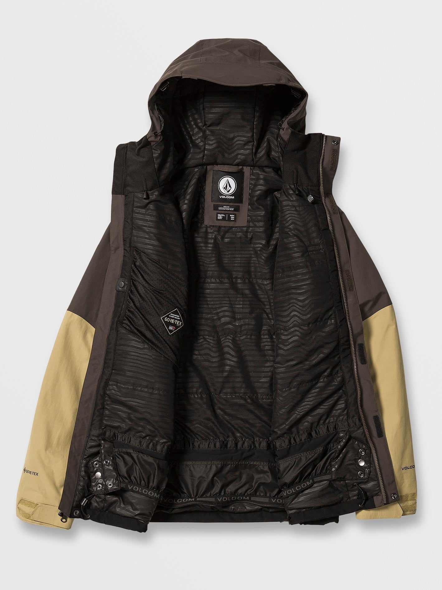 新品 VOLCOM GORE-TEXセット　JACKET & BIB BROWN L Insulated Gore-Tex Jacket - BROWN - Men - Volcom UK – Volcom