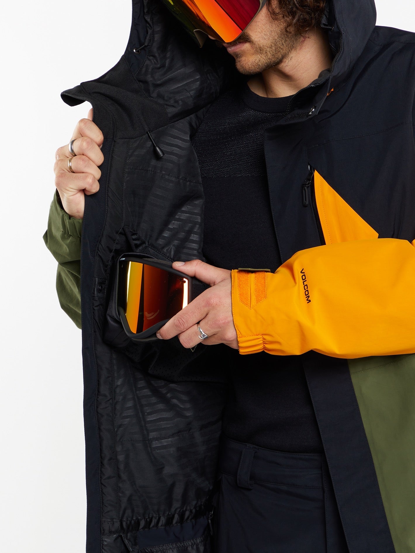 L Insulated Gore-Tex Jacket - GOLD - Men - Volcom UK – Volcom