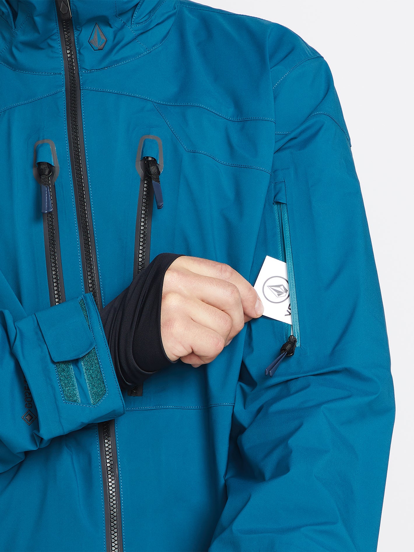 Guch Stretch Gore-Tex Jacket - Slate Blue | Volcom United Kingdom