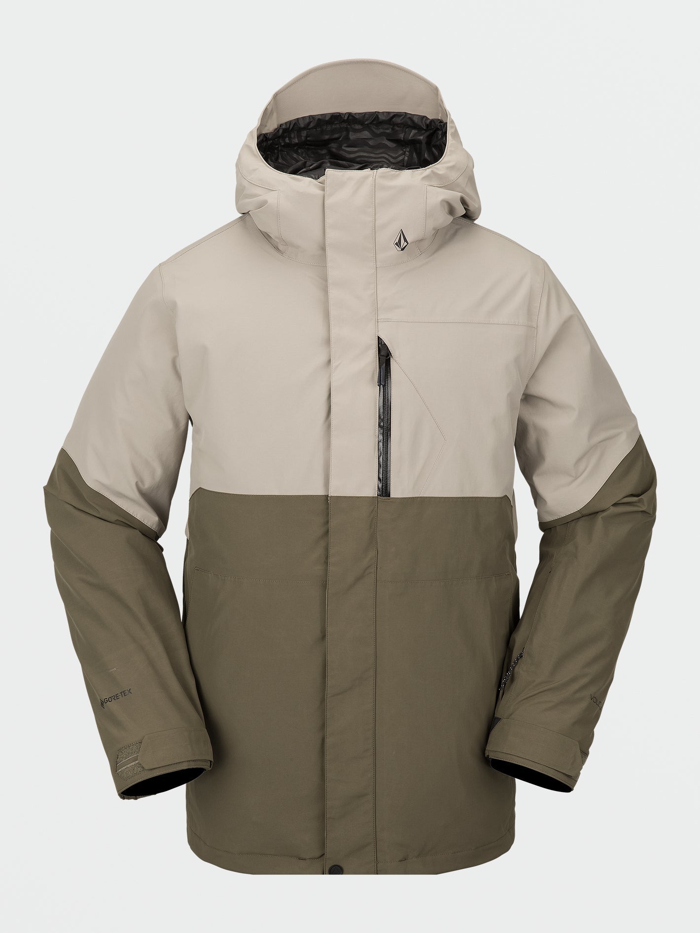 L Gore-Tex Jacket - Dark Khaki | Volcom United Kingdom