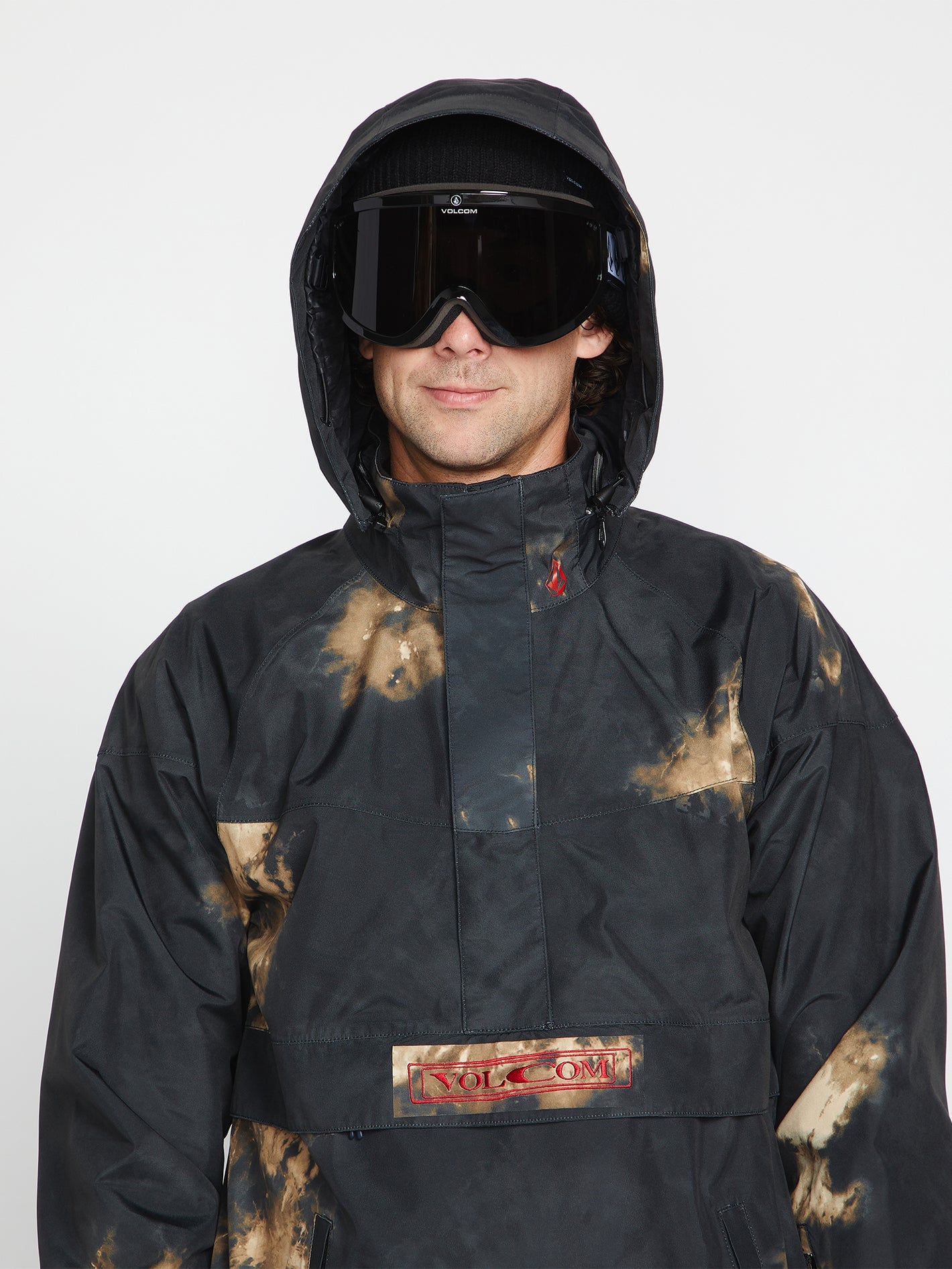 Melo Gore-Tex Pullover Jacket - Bleach Black | Volcom United Kingdom