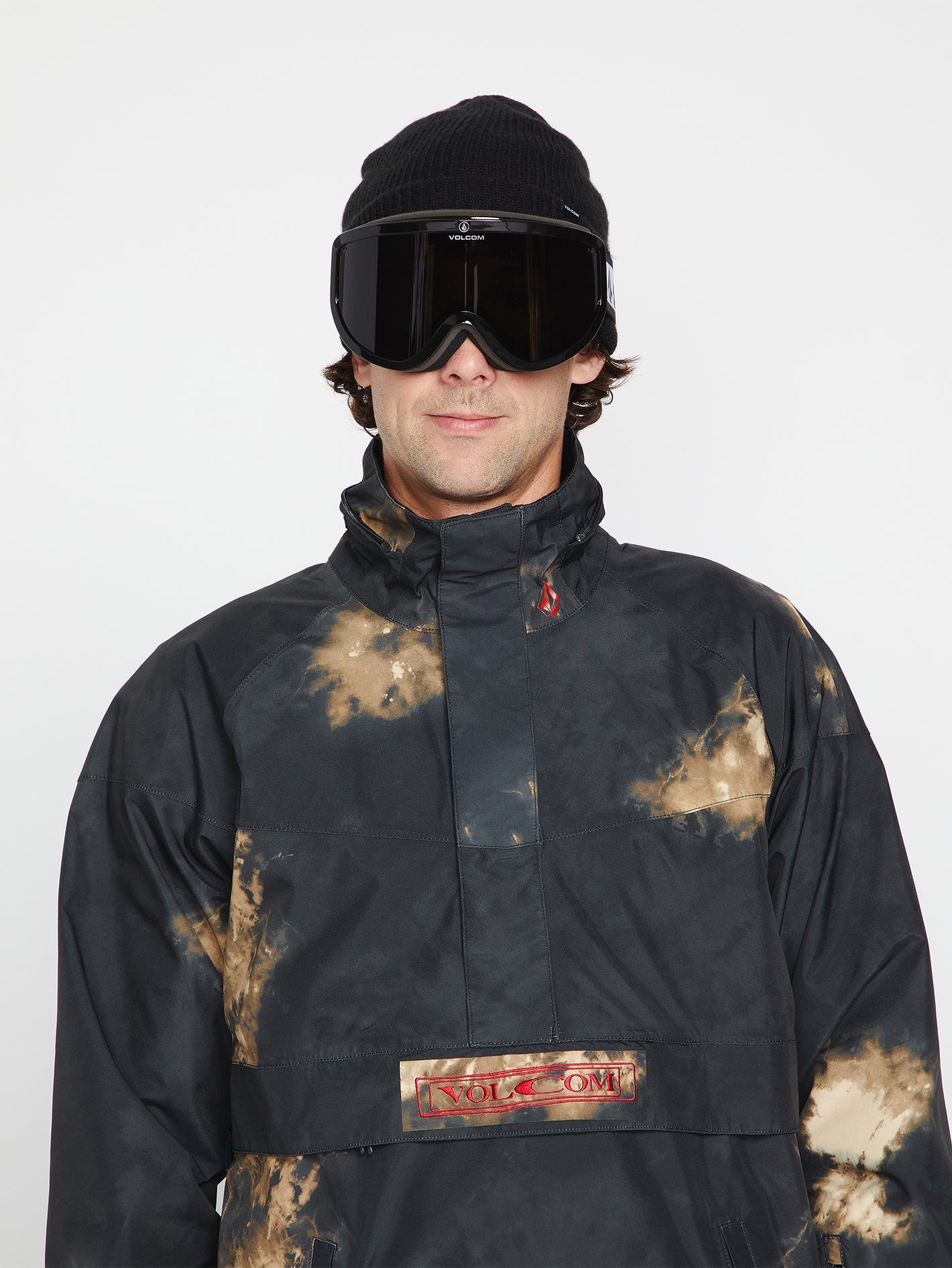 Melo Gore-Tex Pullover Jacket - Bleach Black | Volcom United Kingdom