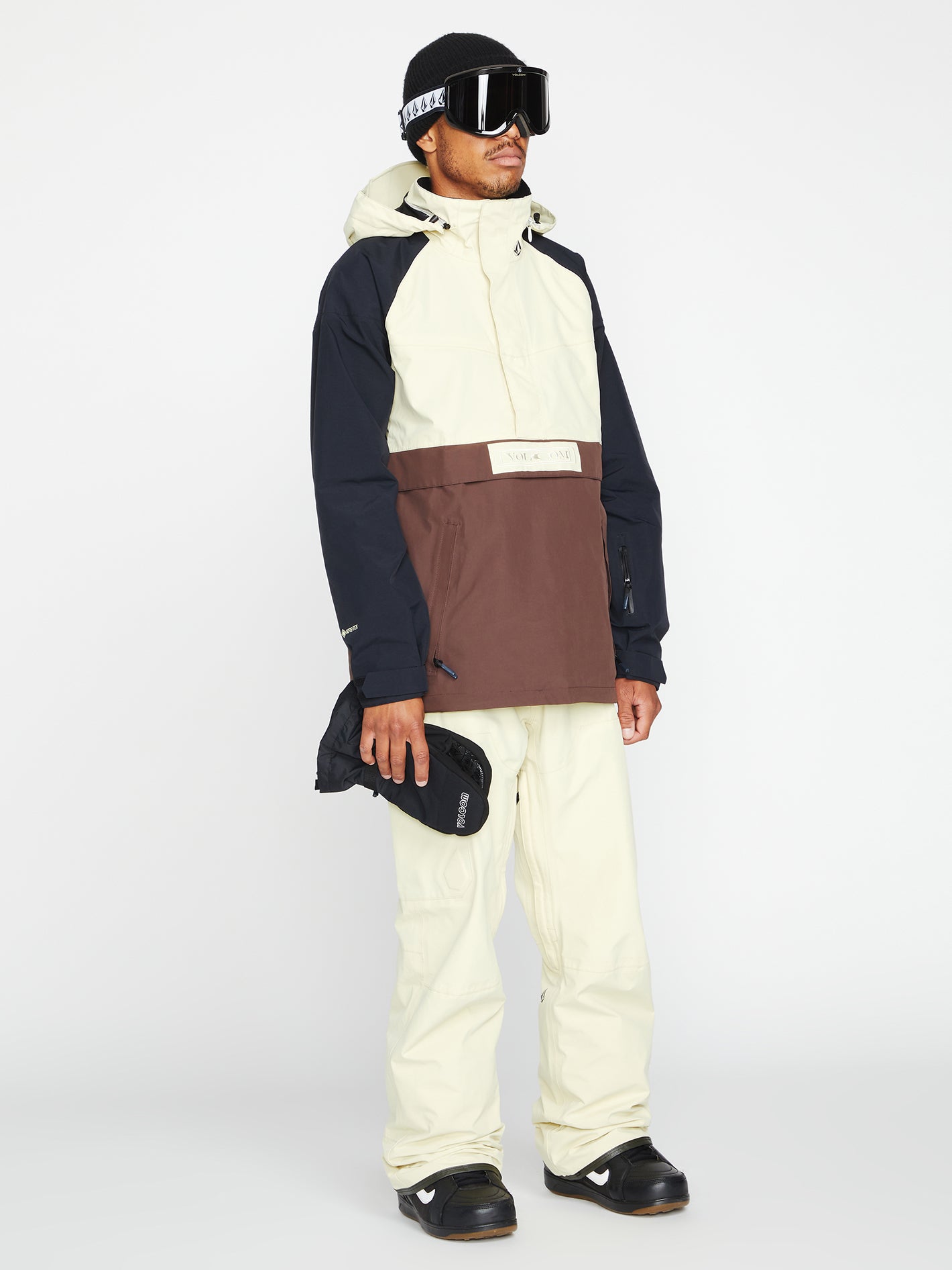 スノーボード Volcom MELO GORE-TEX PULLOVER S Melo Gore-Tex Pullover Jacket - Khaki | Volcom United Kingdom
