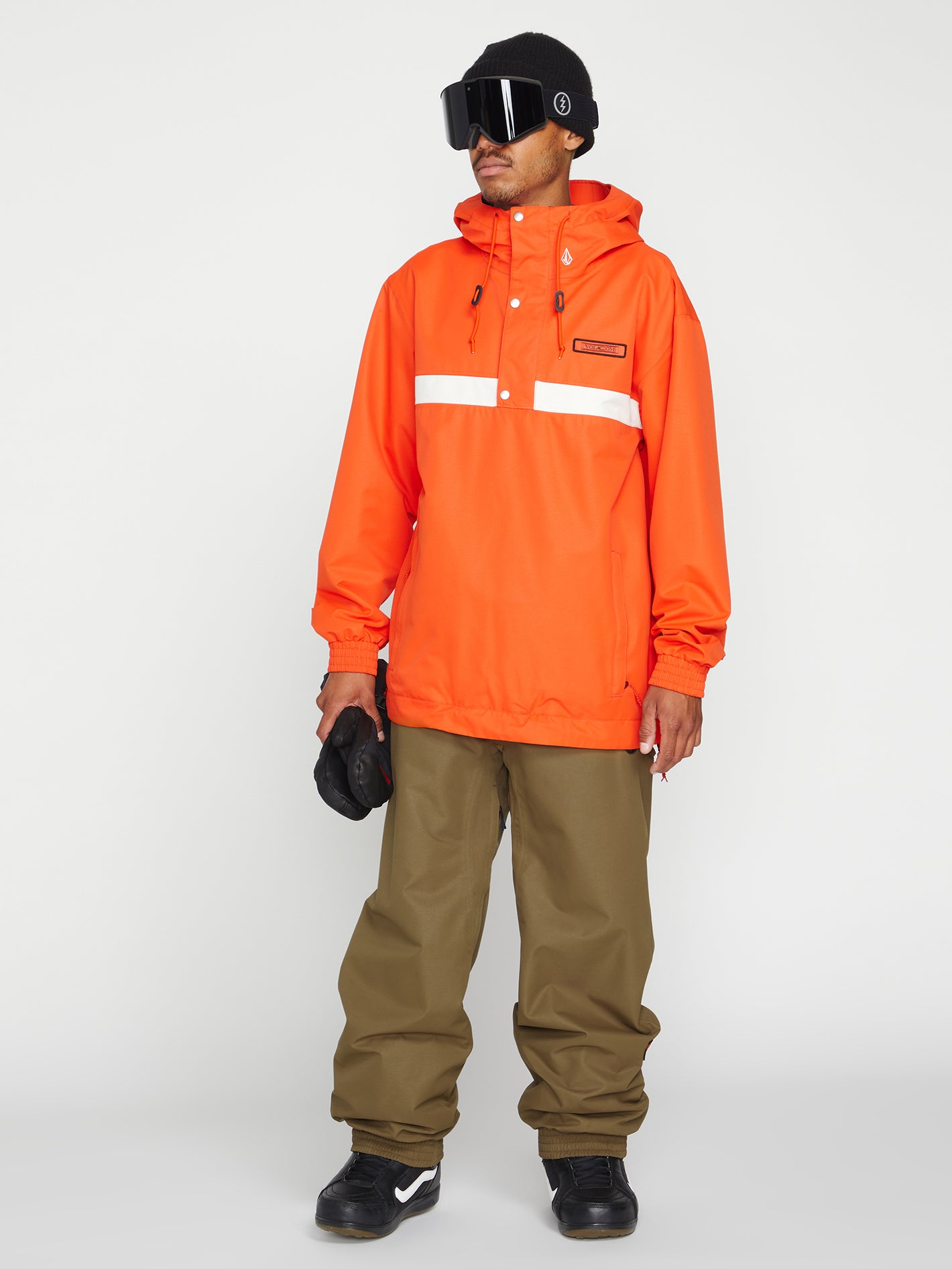 Longo Pullover Jacket - Orange Shock | Volcom Europe