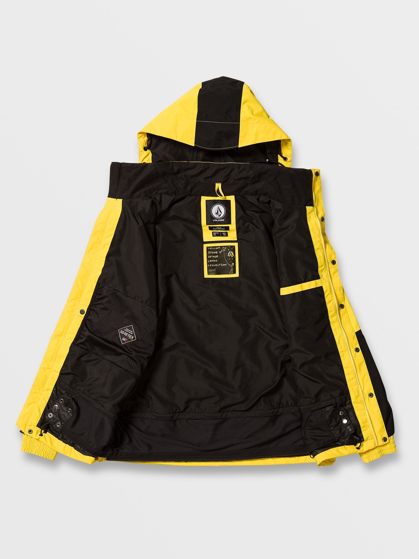 Longo Gore-Tex Jacket - BRIGHT YELLOW - Men - Volcom UK – Volcom