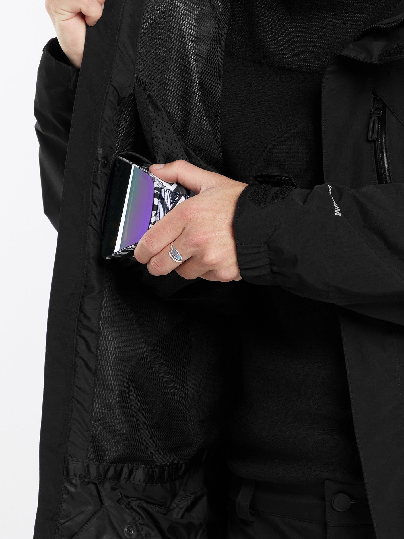 L Gore-Tex Jacket - BLACK - Men - Volcom UK – Volcom United Kingdom