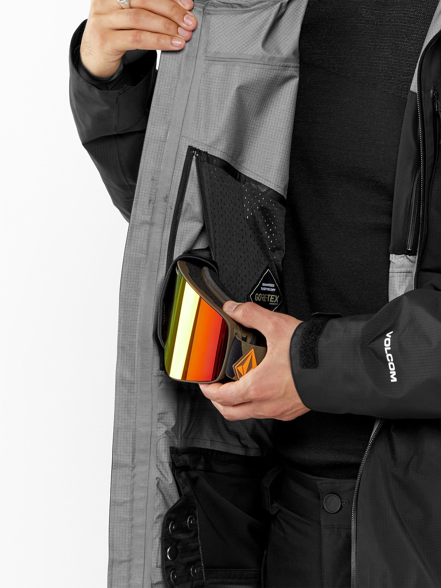 スノーボード VOLCOM Arthur Gore Proshell Jacket Black VOLCOM ARTHUR GORE PROSHELL JKT | Obsession Shop