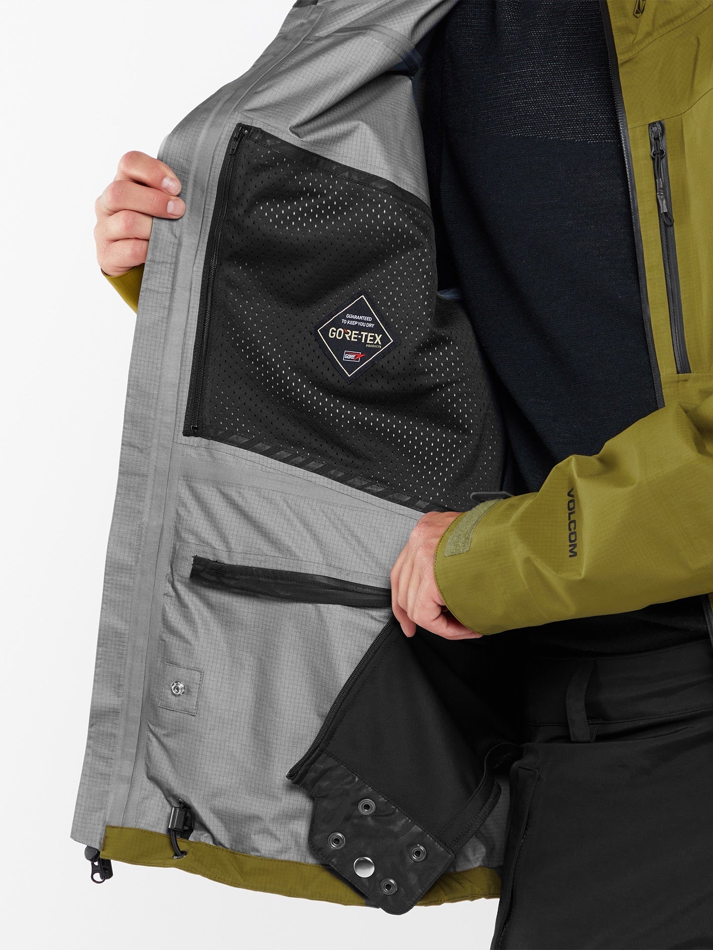 Arthur Gore-Tex Proshell Jacket - MOSS - Men - Volcom UK – Volcom