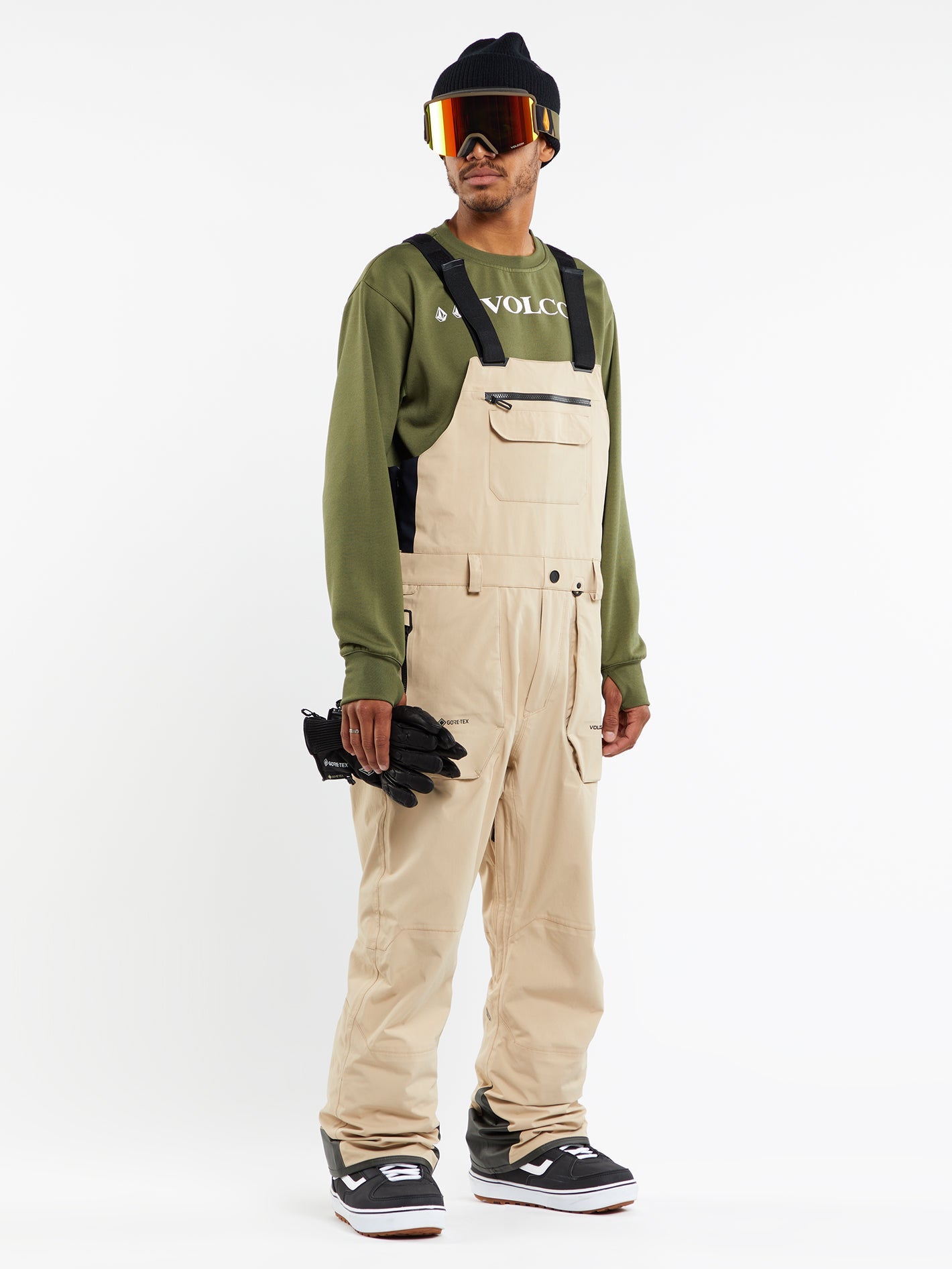 volcom rain goretex bib Volcom Rain Gore-Tex Bib Overall Bottoms | Absolute-Snow