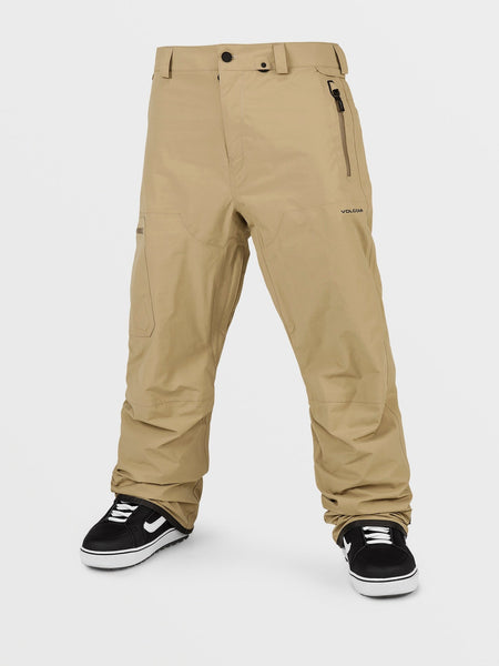 スノーボード VOLCOM Longo Gore-Tex Pants - Khakiest Longo Gore-Tex Trousers - Ivy - Men - Volcom UK - 2 Years Warranty