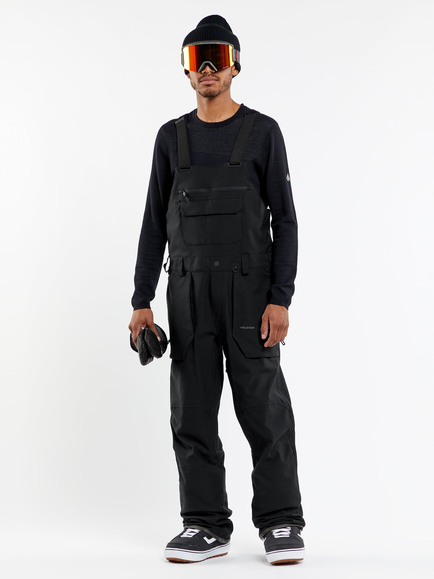 Roan Bib Overall - BLACK - Men - Volcom UK – Volcom United Kingdom