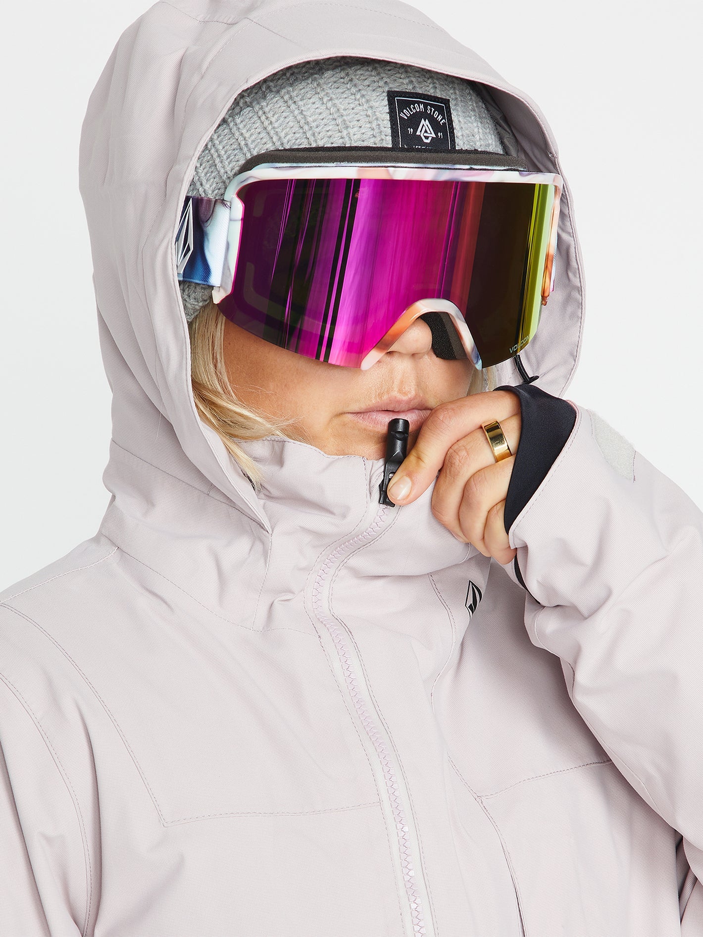 Iris 3-In-1 Gore-Tex Jacket - Amethyst Smoke | Volcom United Kingdom