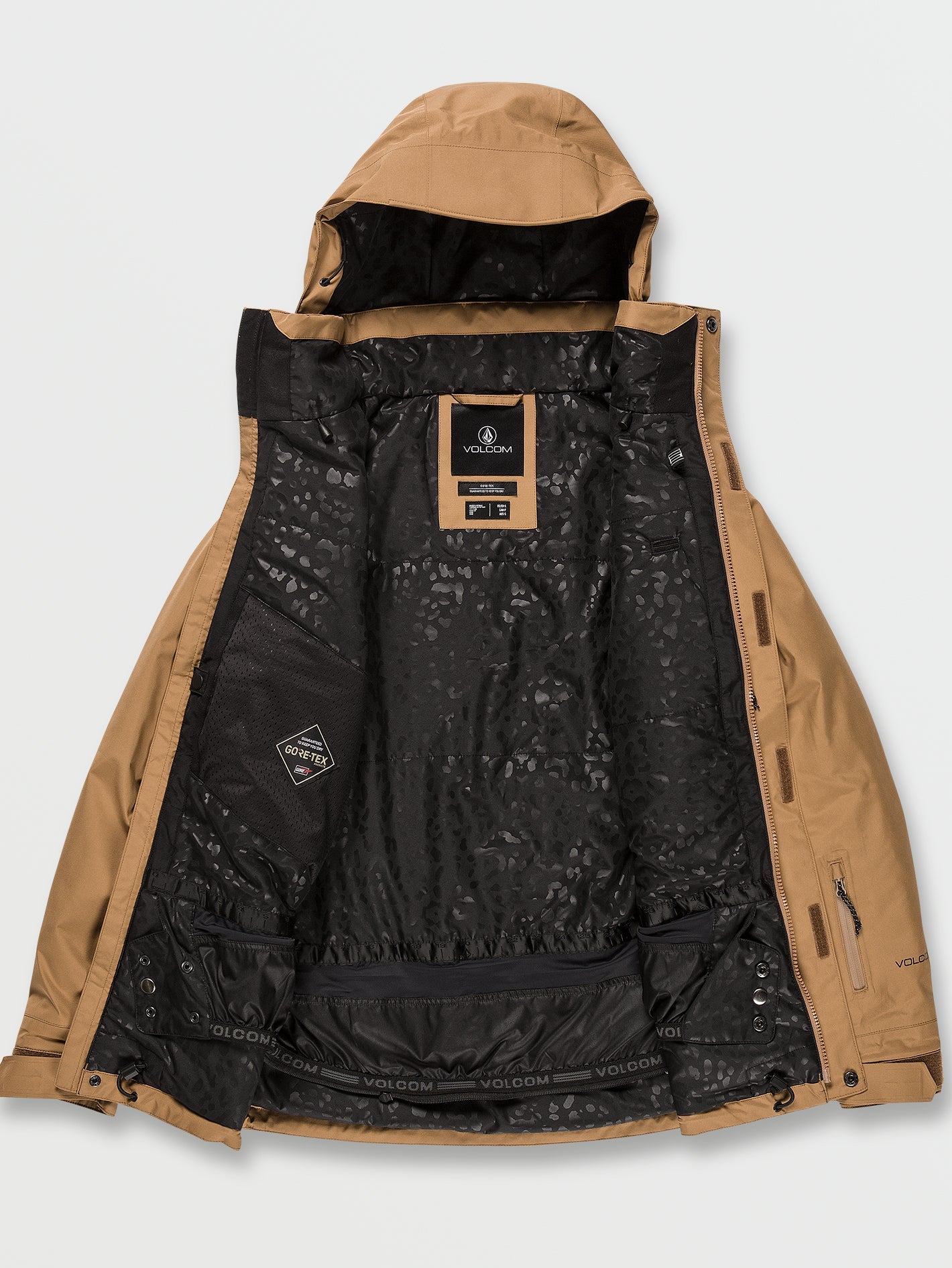 スノーボード VOLCOM ELL INSULATED GORE-TEX JACKET Ell Insulated Gore-Tex Jacket - Caramel | Volcom United Kingdom