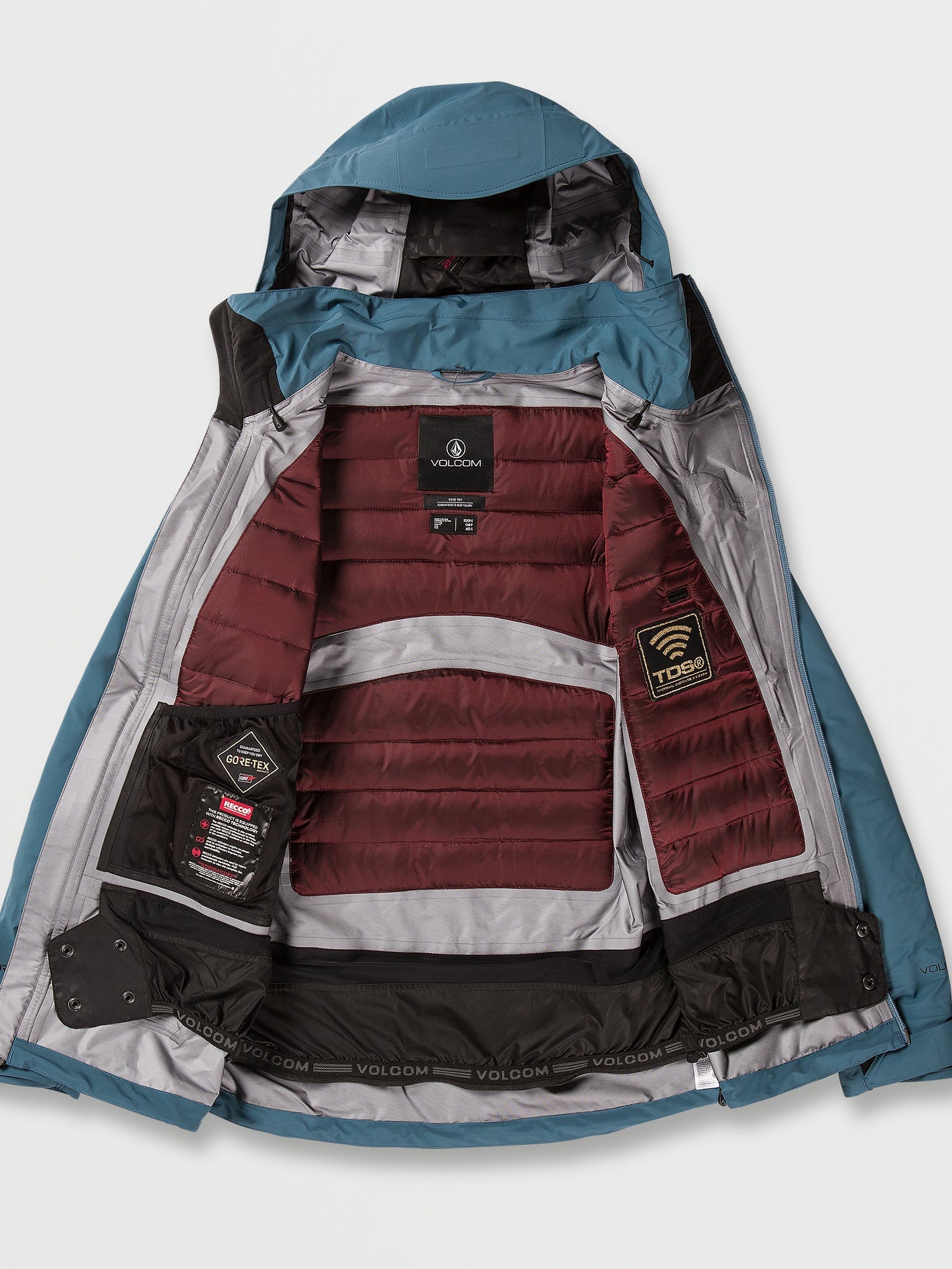 Nya Tds Infrared Gore-Tex Jacket - Petrol Blue | Volcom United Kingdom